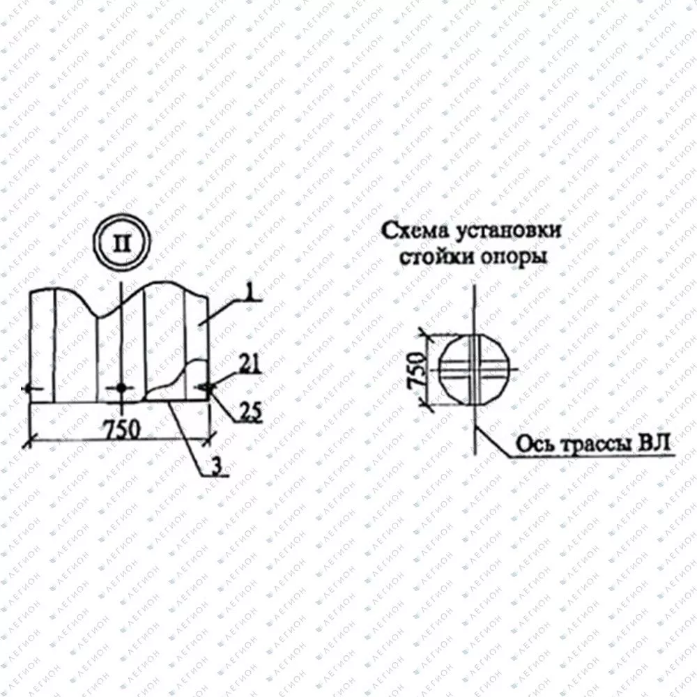 Многогранная опора ПМ110-2
